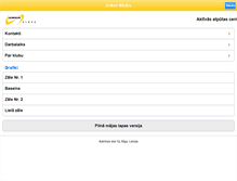 Tablet Screenshot of jokerklubs.lv